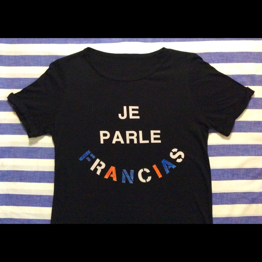 Je Parle Francias T-Shirt View 2